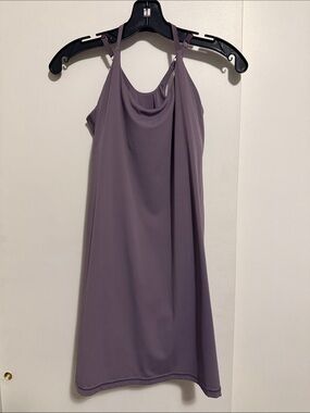 Hiking dress with shorts and pockets in Lavender Purple
